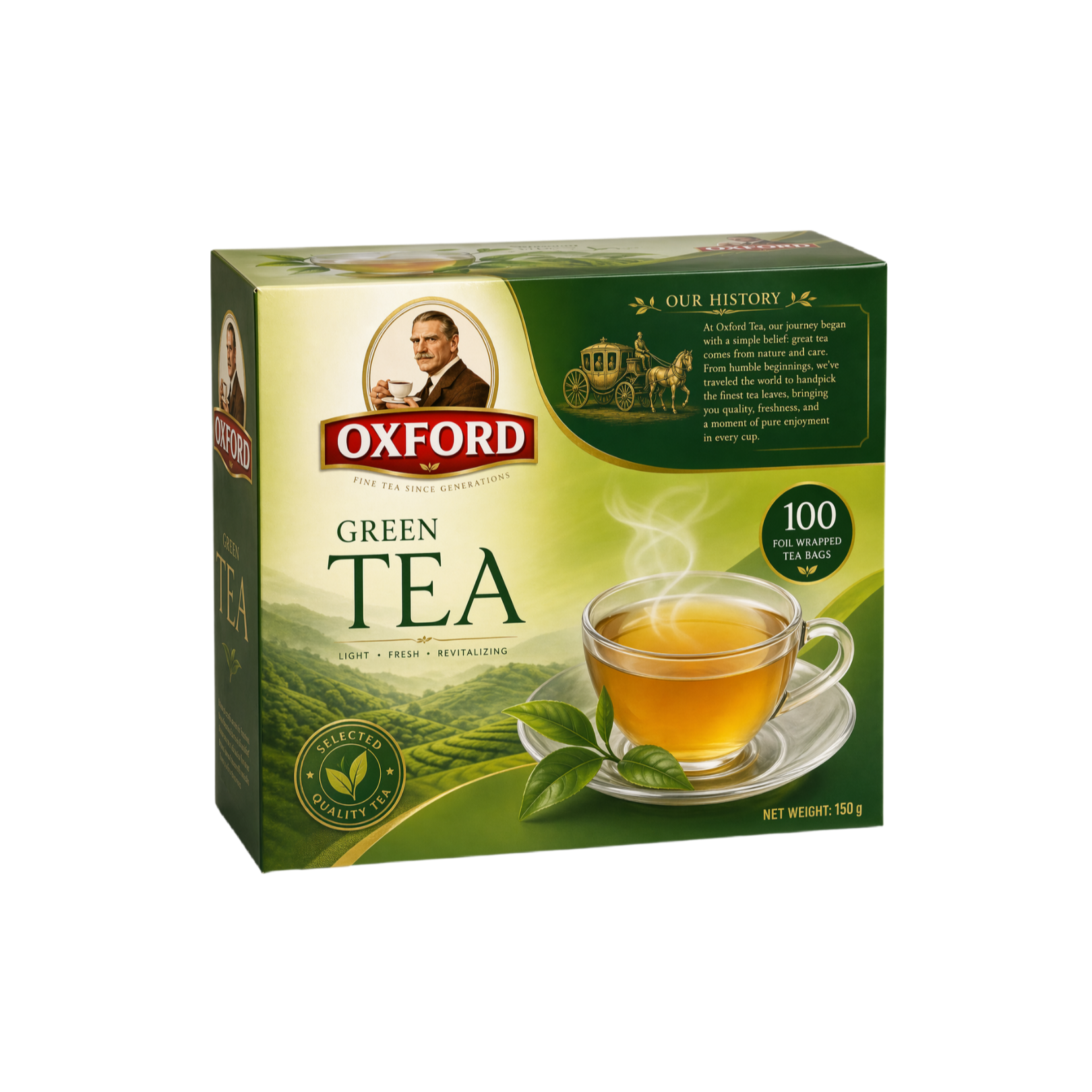 Oxford Green Tea 100ct
