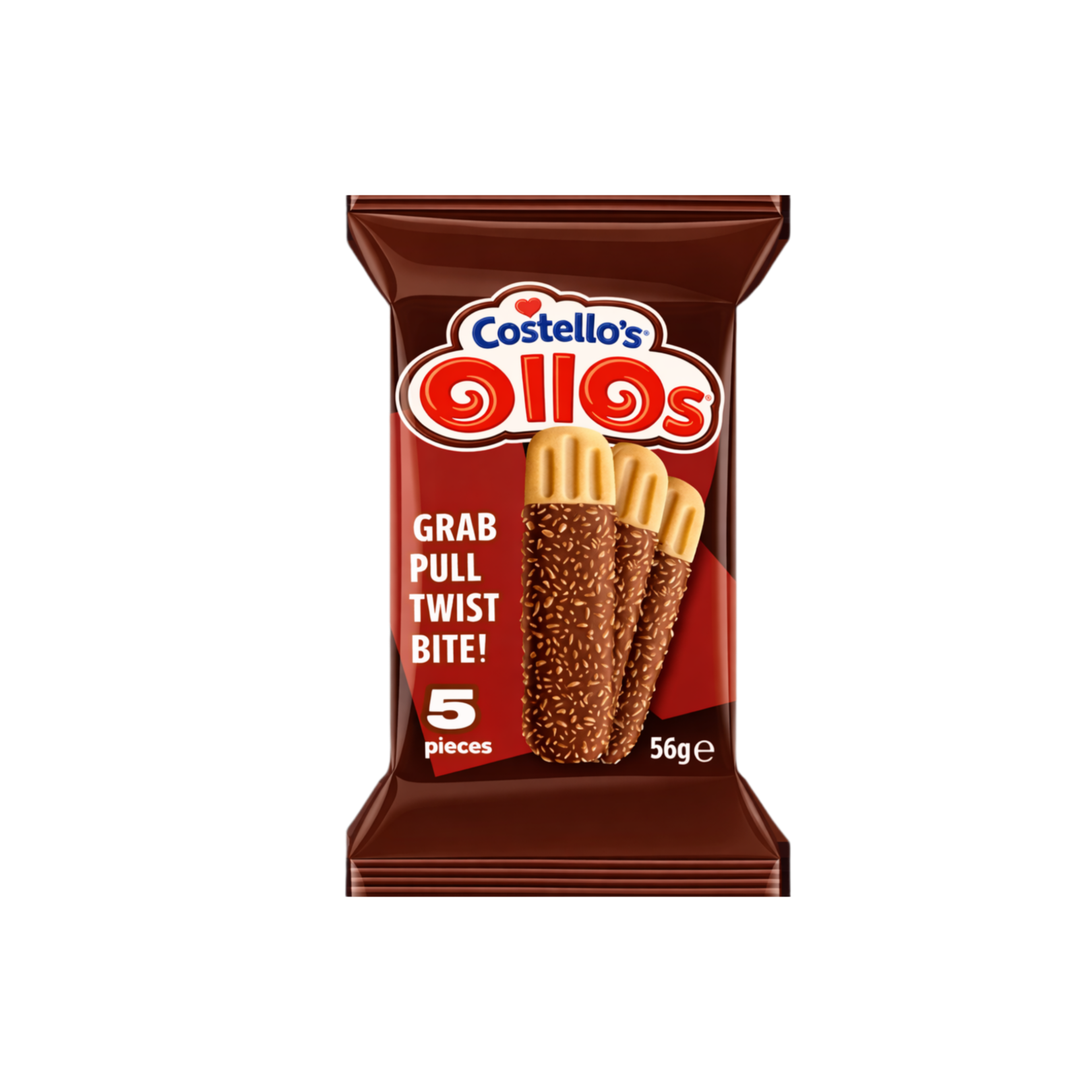Costello's Ollos Chocolate Biscuit Sticks – 56g 20's
