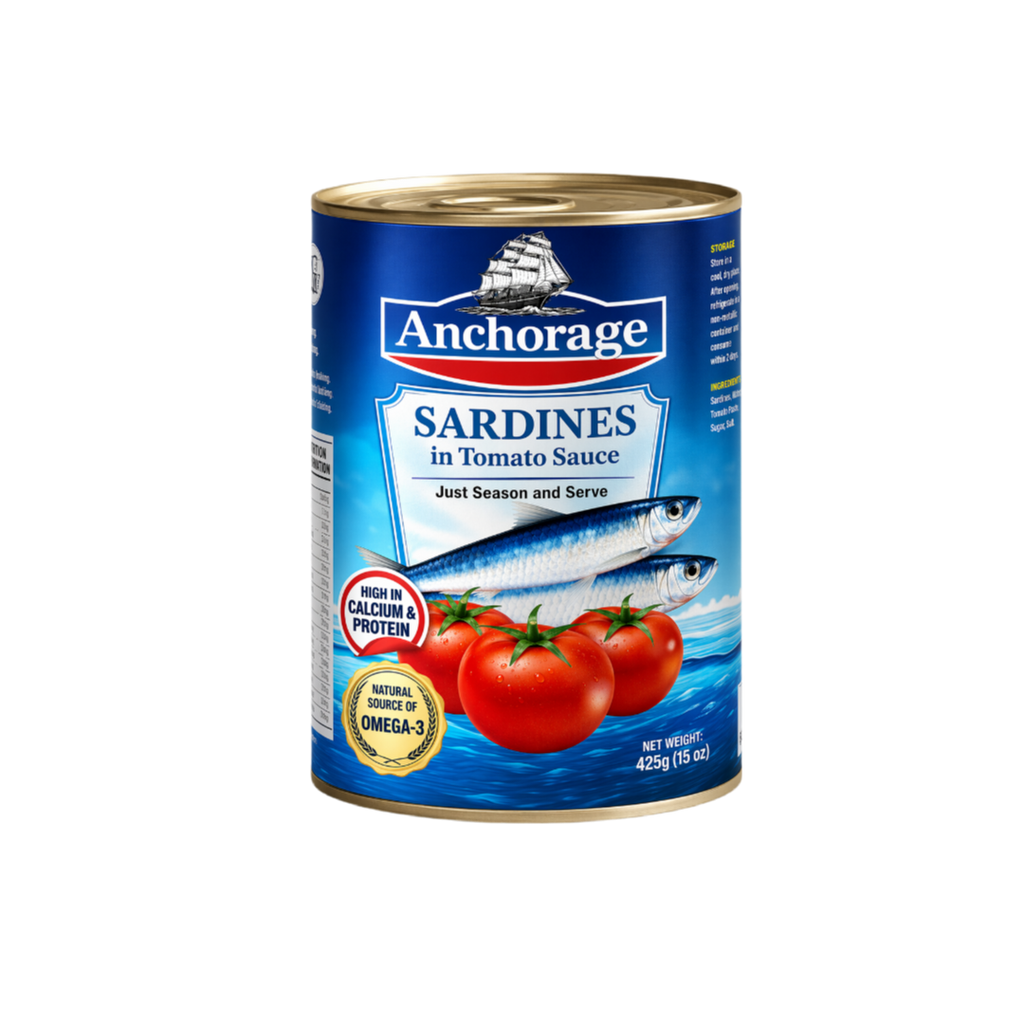 Anchorage Sardines in Tomato Sauce 425g x 12