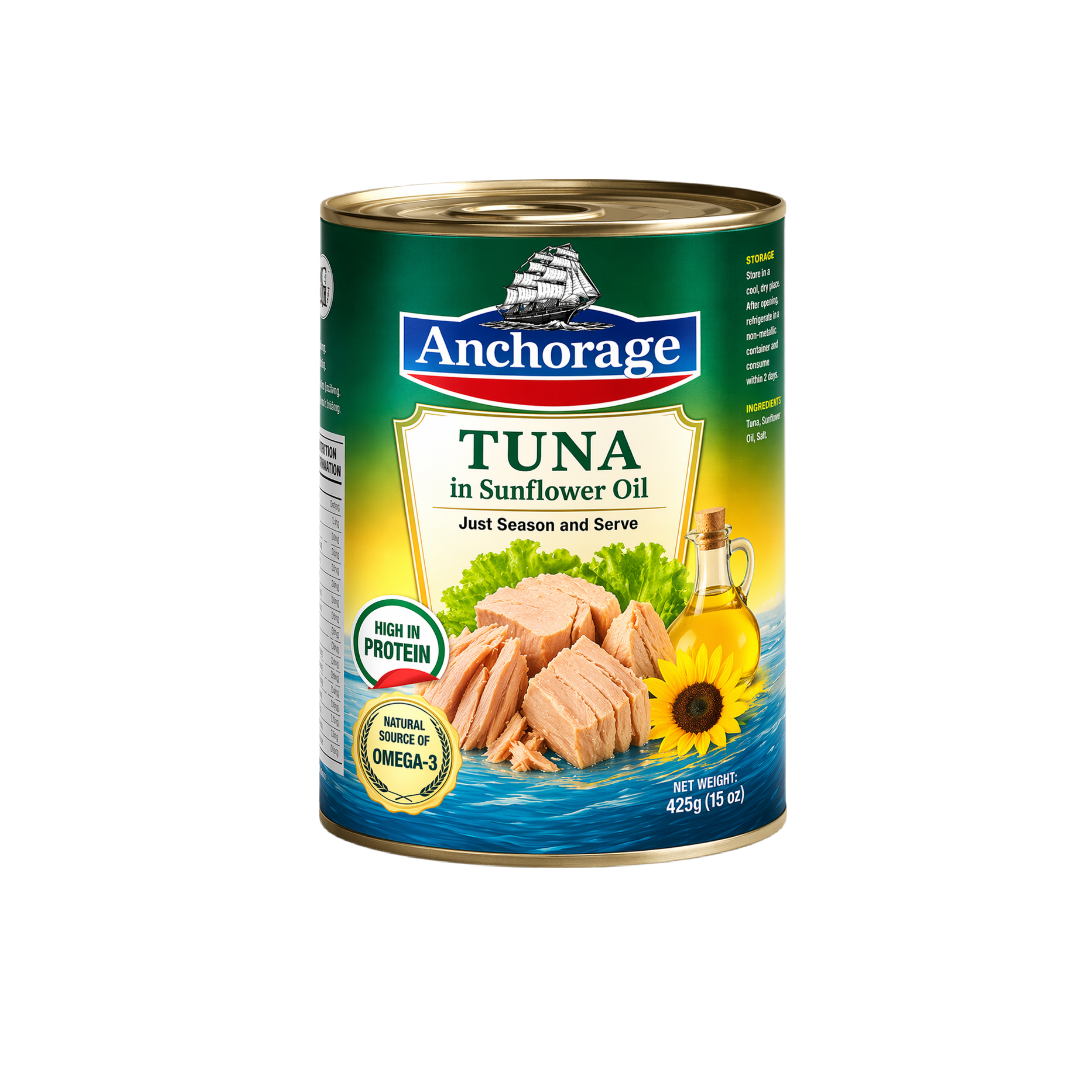 Anchorage Tuna in Sunflower Oil 425g x 12