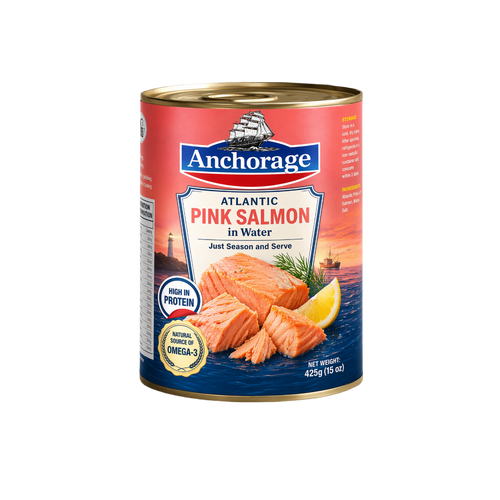 Anchorage Atlantic Pink Salmon in Water 425g x 12 x 200
