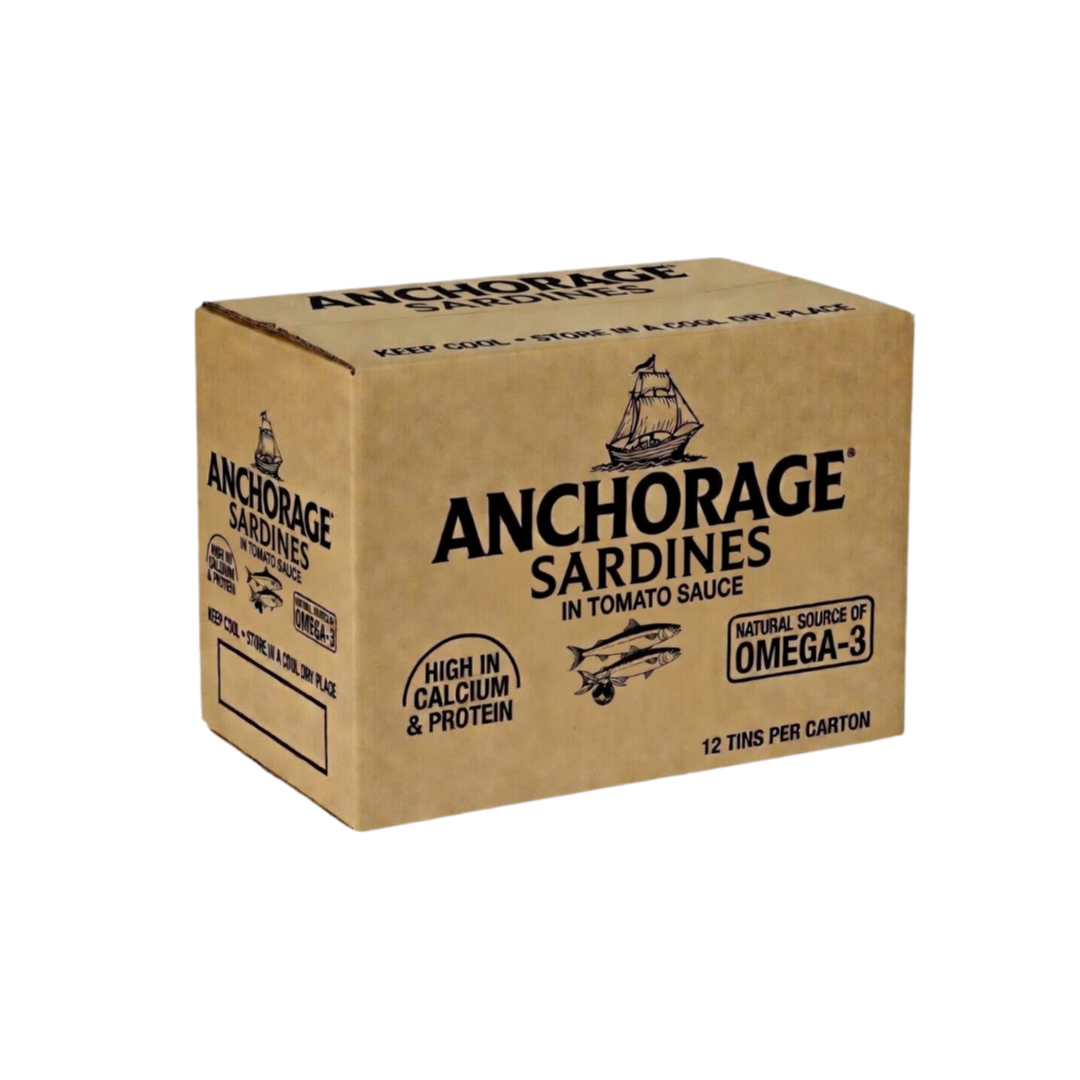 Anchorage Sardines in Tomato Sauce 425g x 12