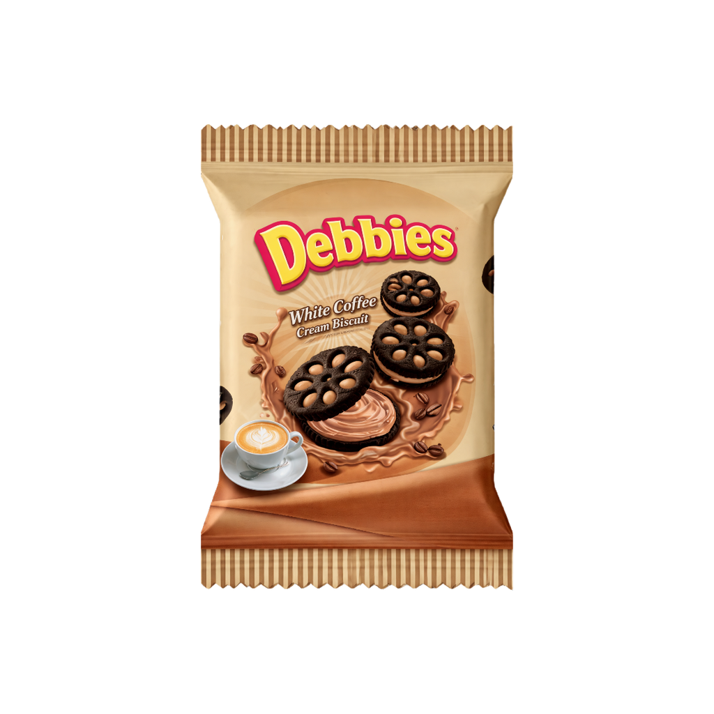 Debbies White Coffee Cream Biscuits