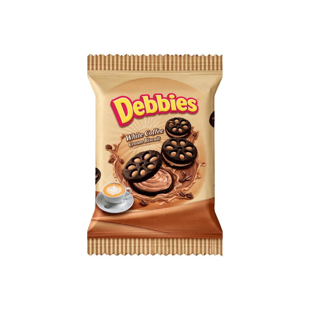 Debbies White Coffee Cream Biscuits