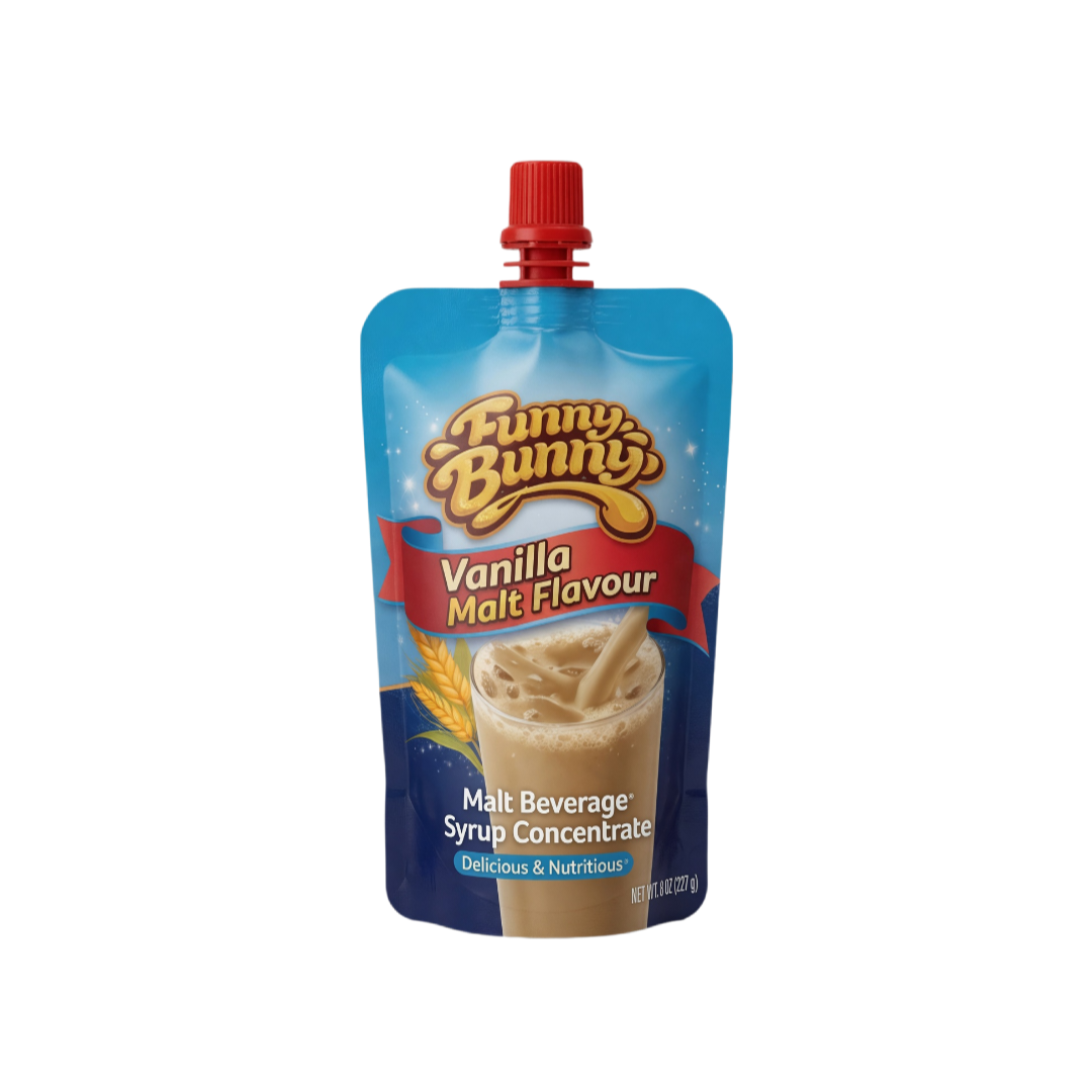 Funny Bunny Vanilla Malt Flavor Syrup Concentrate